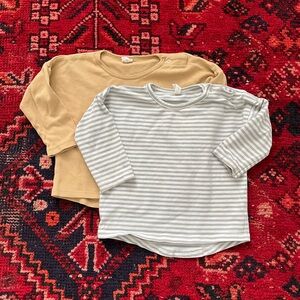 Quincy Mae set of two 12-18m baby boy tee